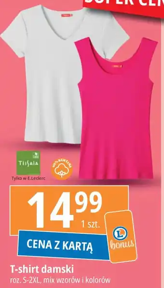 E.Leclerc T-shirt damski oferta