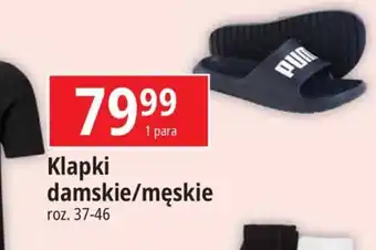 E.Leclerc Klapki damskie/męskie oferta