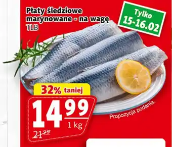 Płaty śledziowe marynowane - na wagę 1 kg