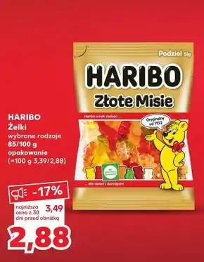 Kaufland Haribo Złote Misie Żelki owocowe 85 g oferta