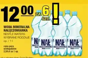 Spar Nałęczowianka Naturalna woda mineralna delikatnie gazowana 1 l oferta