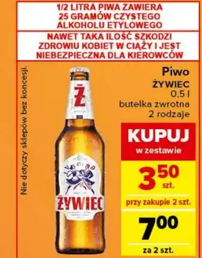 Carrefour Express Żywiec Piwo jasne 500 ml oferta