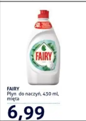 Blue Stop Fairy Aromatics Miętowy płyn do mycia naczyń zapewniającą lśniąco czyste naczynia 430ml oferta