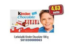 AT Kinder Chocolate Batonik z mlecznej czekolady z nadzieniem mlecznym 100 g (8 sztuk) oferta