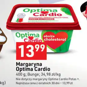 Stokrotka Optima Optima Cardio Margaryna roślinna z dodatkiem steroli roślinnych 400 g oferta