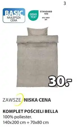 JYSK Komplet pościeli TEX oferta