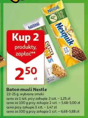 Auchan Baton musli Nestle oferta