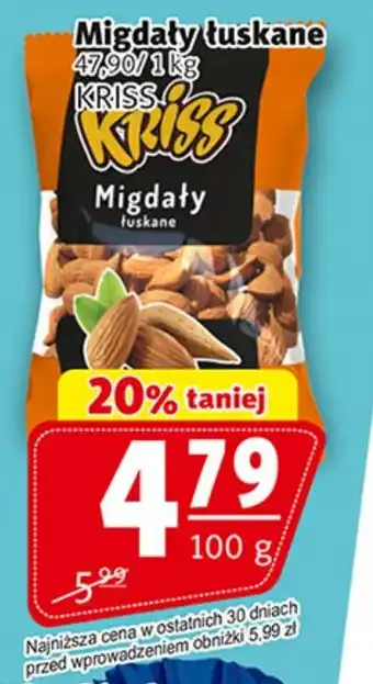 Prim Market Migdały łuskane 100 g oferta