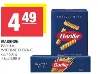 Spar MAKARON BARILLA 500 g oferta