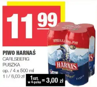 Spar PIWO HARNAŚ CARLSBERG 4x500ml oferta
