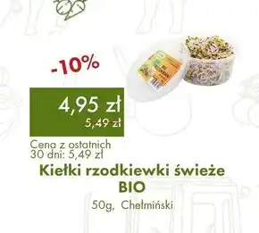 Organic Farma Zdrowia Kiełki rzodkiewki Chełmiński oferta