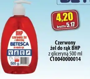 AT Żel do rąk Betesca oferta