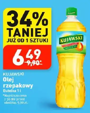 ALDI KUJAWSKI Olej rzepakowy 1l oferta