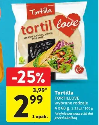 Intermarche Tortilla 4 x 60 g oferta
