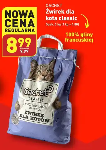 ALDI CACHET Żwirek dla kota classic 5kg oferta