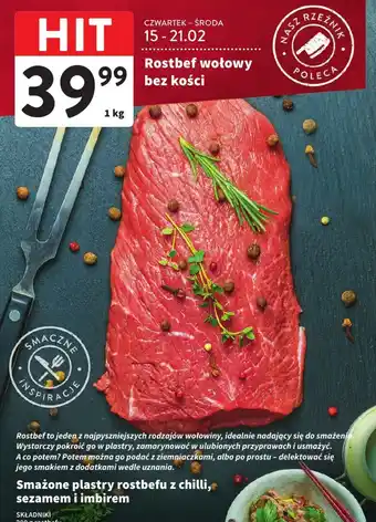 Intermarche Rostbef wołowy bez kości 1 kg oferta