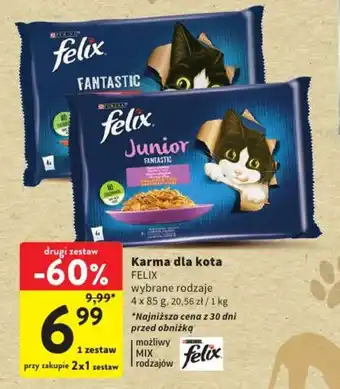 Intermarche Karma dla kota 4 x 85 g oferta