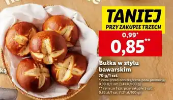 Lidl Bułka w stylu bawarskim 70g oferta