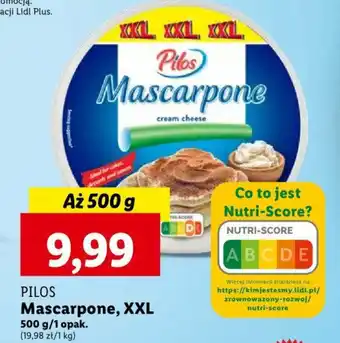 Lidl PILOS Mascarpone 500g oferta