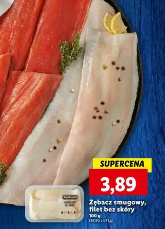 Lidl Zębacz smugowy filet bez skóry 100g oferta