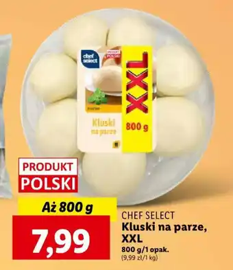 Lidl CHEF SELECT Kluski na parze 800g oferta