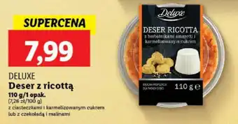 Lidl DELUXE Deser z ricottą 110g oferta