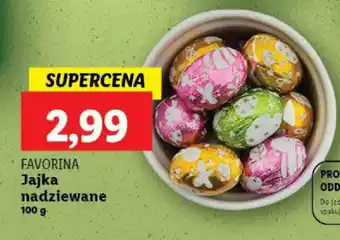 Lidl FAVORINA Jajka nadziewane 100g oferta