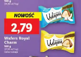 Lidl Wafers Royal Charm 100g oferta