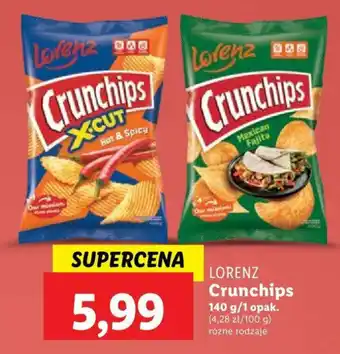 Lidl LORENZ Crunchips 140 g oferta