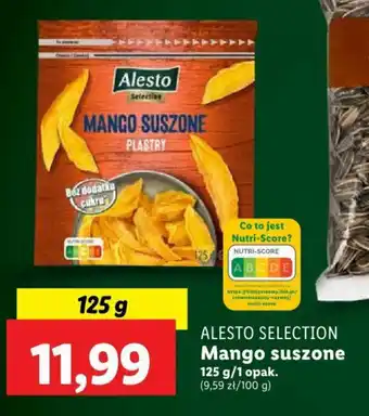 Lidl ALESTO SELECTION Mango suszone 125 g oferta