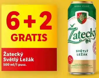Lidl Žatecký Světlý Ležák 500 ml oferta
