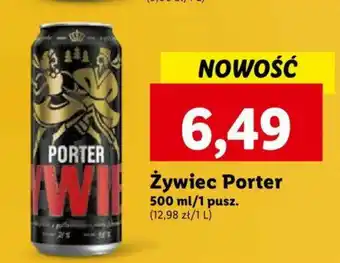 Lidl Żywiec Porter 500 ml oferta