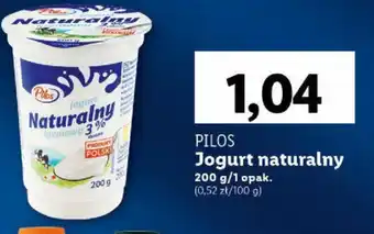Lidl PILOS Jogurt naturalny 200g oferta