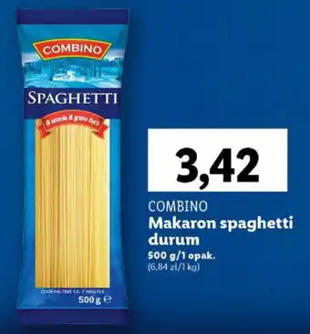 Lidl COMBINO Makaron spaghetti durum 500g oferta