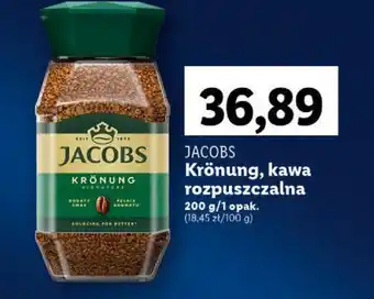 Lidl JACOBS Krönung kawa rozpuszczalna 200g oferta