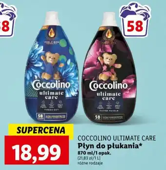Lidl COCCOLINO ULTIMATE CARE Płyn do płukania 870ml oferta