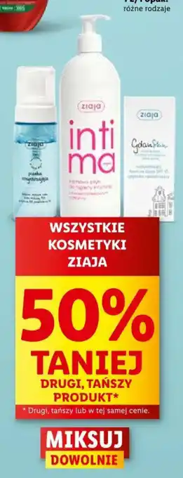 Lidl WSZYSTKIE KOSMETYKI ZIAJA oferta
