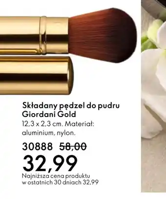 Oriflame Pędzel do makijażu Giordani Gold oferta