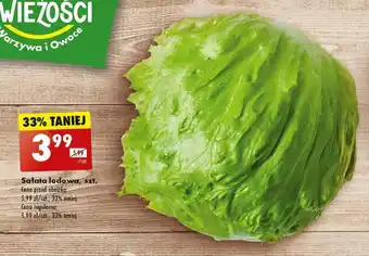 Biedronka Sałata lodowa szt. oferta