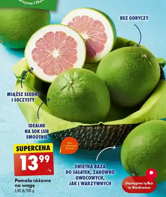 Biedronka Pomelo różowe 1kg oferta