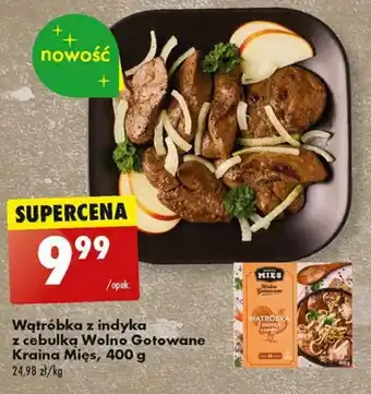 Biedronka Wątróbka z indyka z cebulką Wolno Gotowane Kraina Mięs 400 g oferta