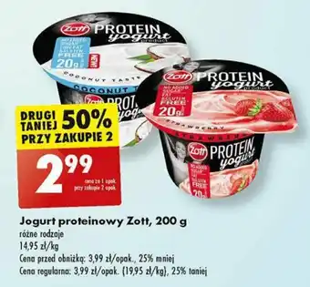 Biedronka Jogurt proteinowy Zott 200 g oferta