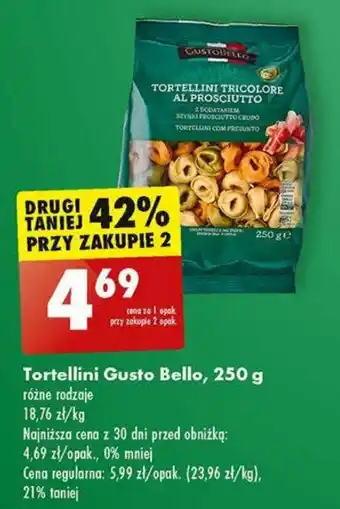 Biedronka Tortellini Gusto Bello 250 g oferta