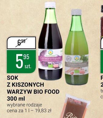 bi1 Sok z kiszonych warzyw Bio Food 300ml oferta