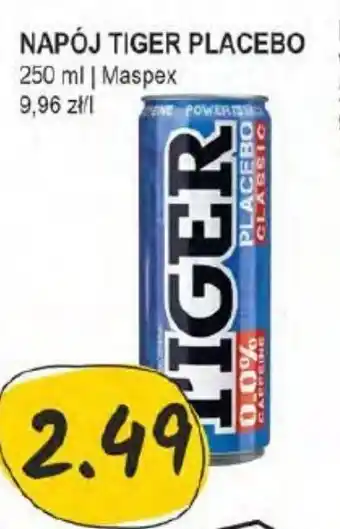 Słoneczko NAPÓJ TIGER PLACEBO 250 ml oferta