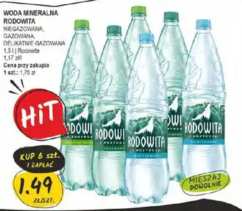 Słoneczko WODA MINERALNA RODOWITA 1,5 l oferta