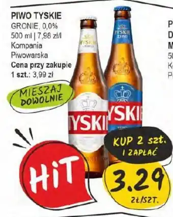 Słoneczko PIWO TYSKIE 500 ml oferta