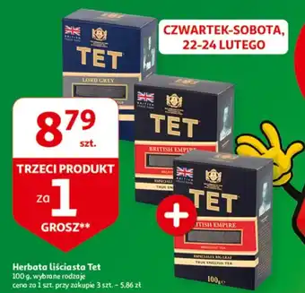 Auchan Herbata liściasta Tet 100 g oferta