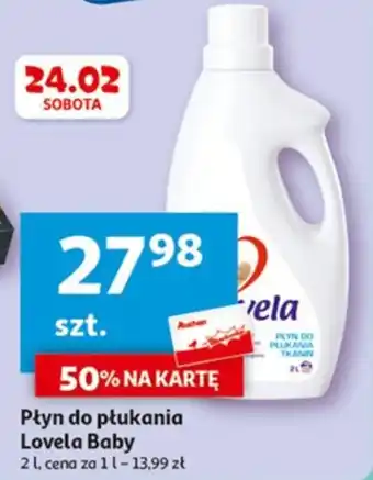Auchan Płyn do płukania Lovela Baby 2 l oferta