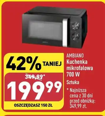 ALDI Mikrofalówka Ambiano oferta